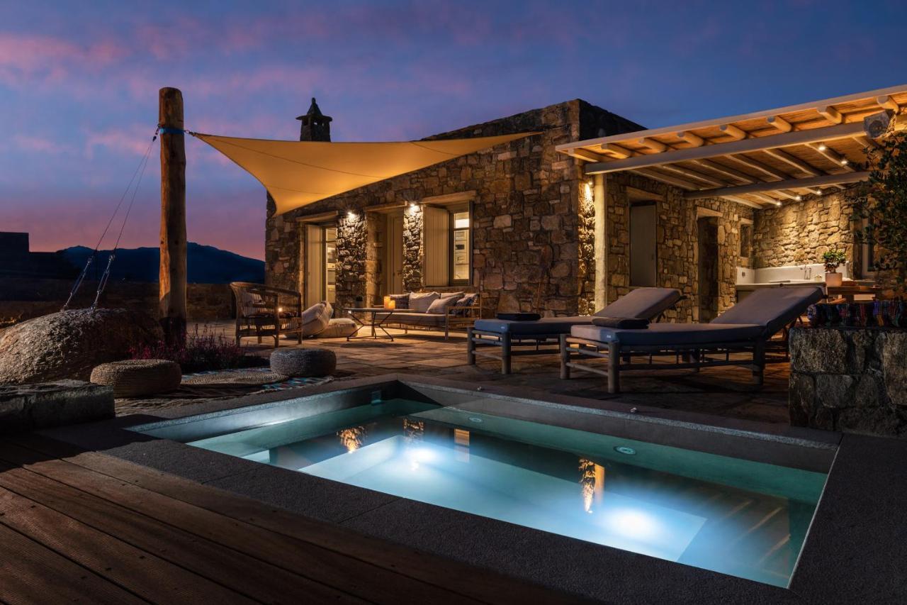 Mykonos Ag Villas In Ftelia Beach מראה חיצוני תמונה