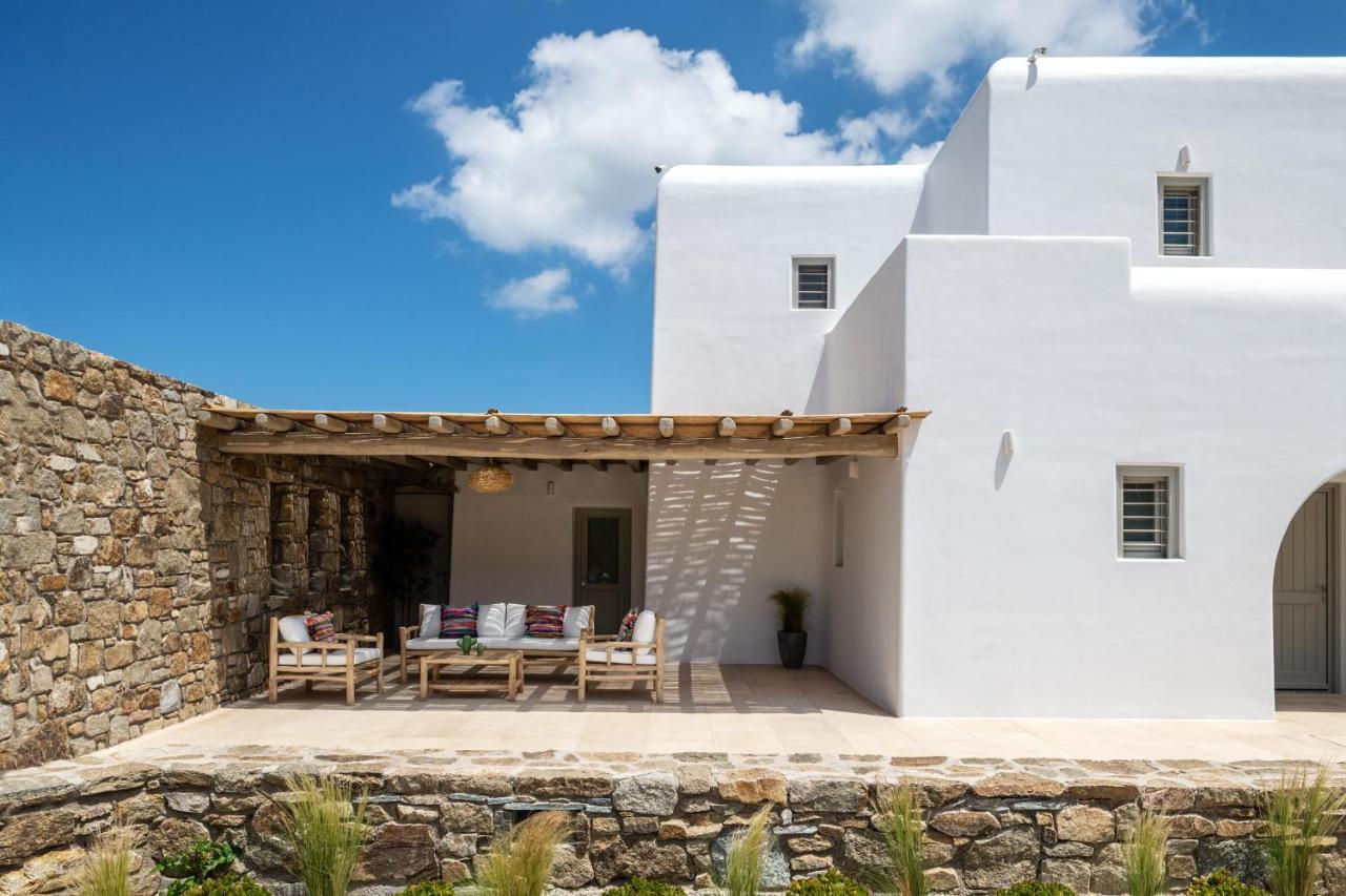 Mykonos Ag Villas In Ftelia Beach מראה חיצוני תמונה