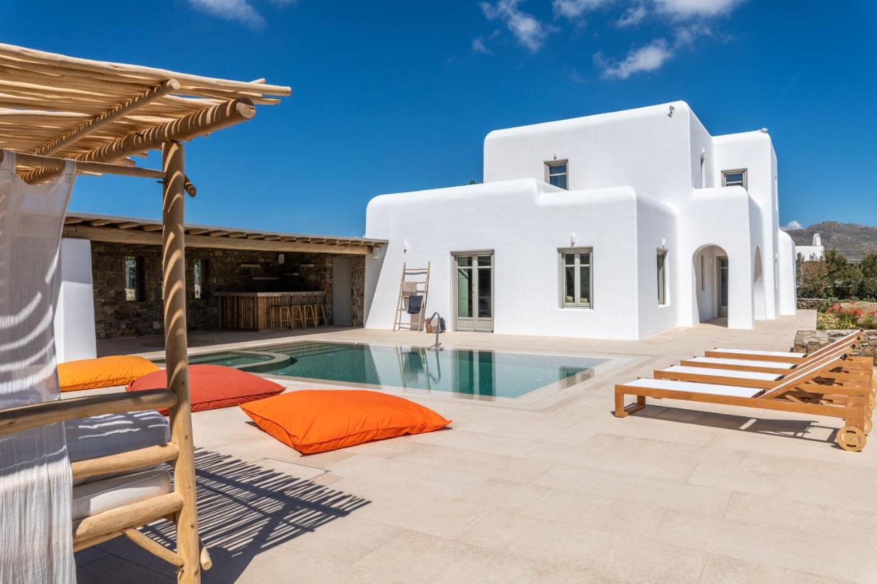 Mykonos Ag Villas In Ftelia Beach מראה חיצוני תמונה