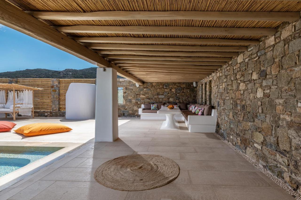Mykonos Ag Villas In Ftelia Beach מראה חיצוני תמונה