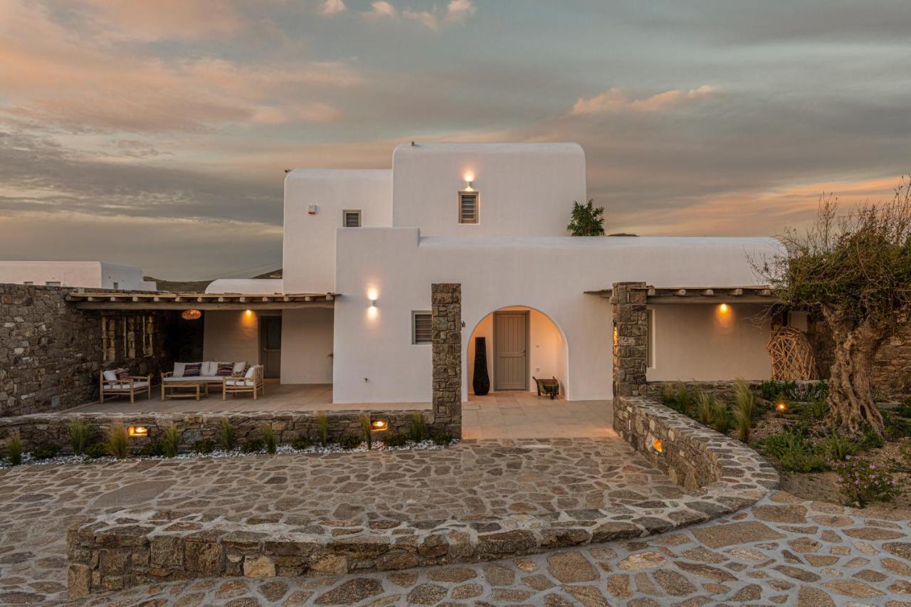 Mykonos Ag Villas In Ftelia Beach מראה חיצוני תמונה