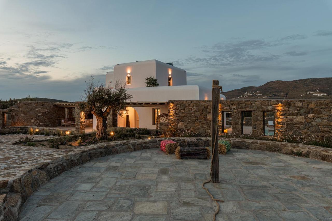 Mykonos Ag Villas In Ftelia Beach מראה חיצוני תמונה