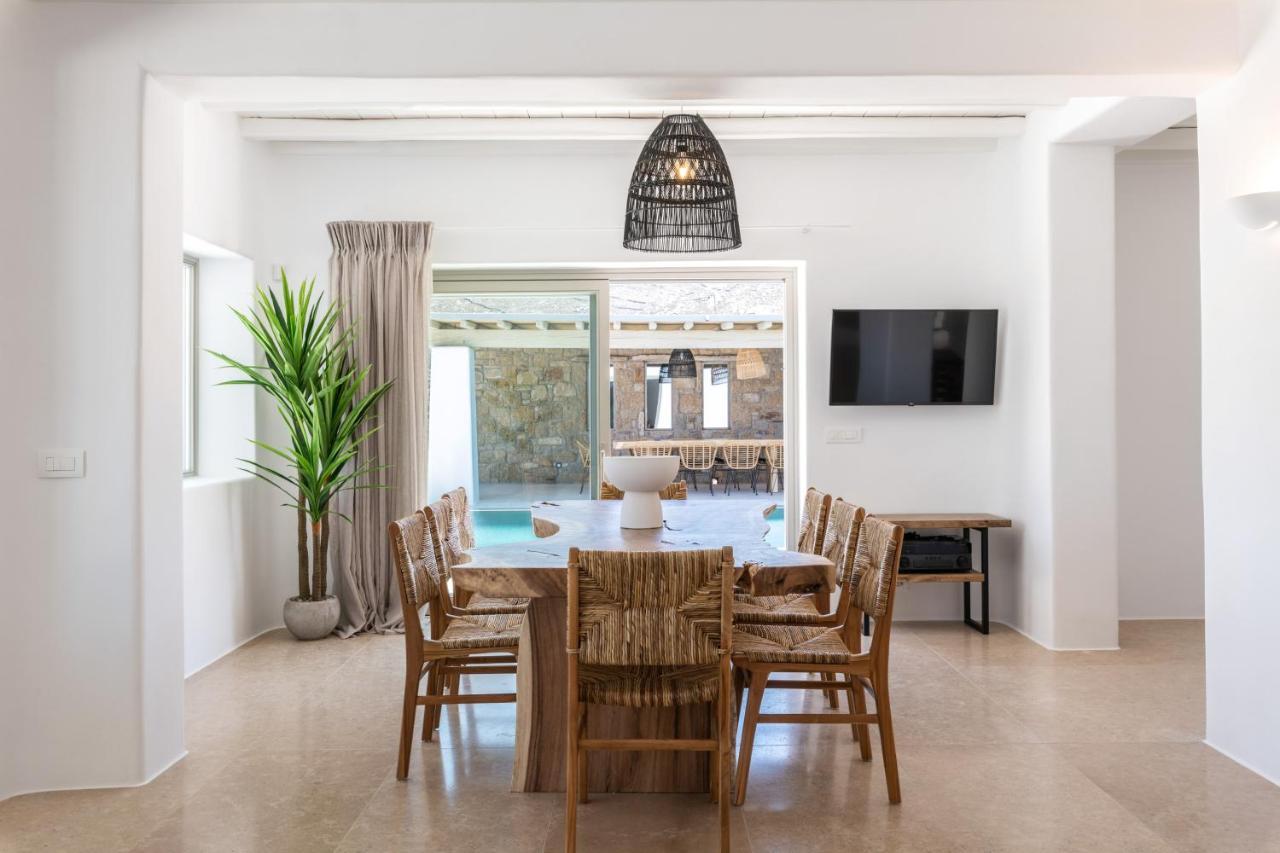 Mykonos Ag Villas In Ftelia Beach מראה חיצוני תמונה