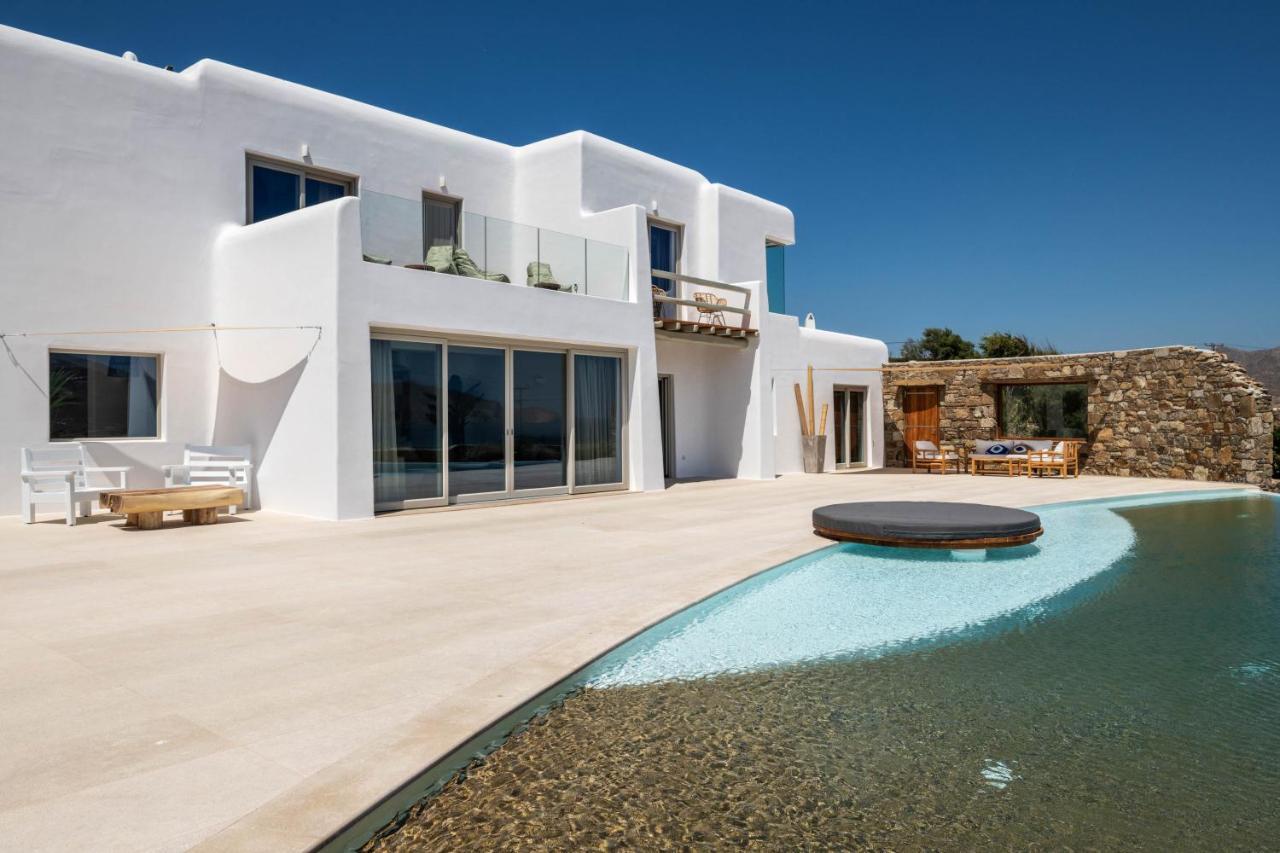Mykonos Ag Villas In Ftelia Beach מראה חיצוני תמונה